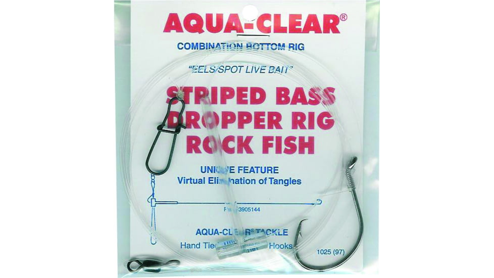 Aqua Clear Tackle Striper Rig/ Live Bait