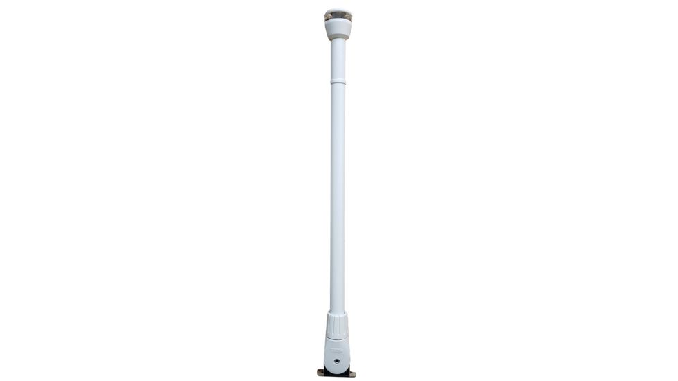 Aqua Signal Series 30 All-Round White Fold-Down Deck Mount LED Light w/25.5" Mounting Arm - White Housing 78644
