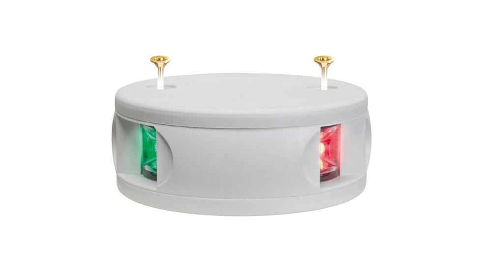 Aqua Signal Series 34 Bi-Color Deck Mount Light - White Housing 78566