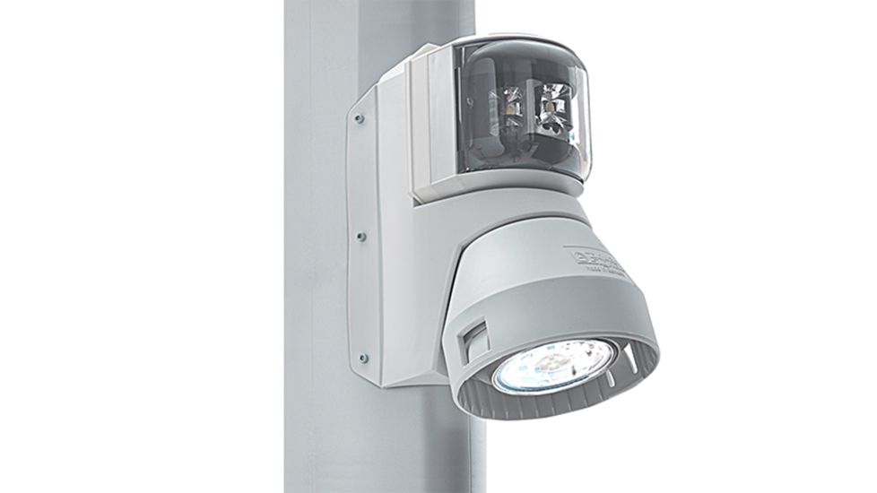 Aqua Signal Series 43 Masthead/Foredeck Mast Mount Combo Light - 12V/24V - White Housing 78613