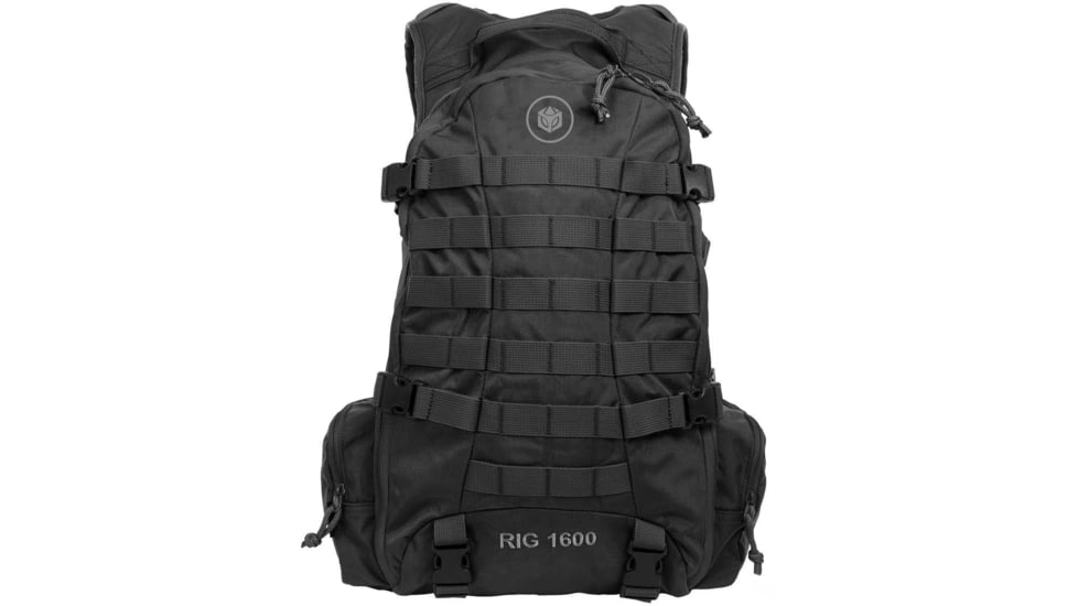 Aquamira Tactical RIG 1600 Pressurized Hydration Pack, Black, 85408