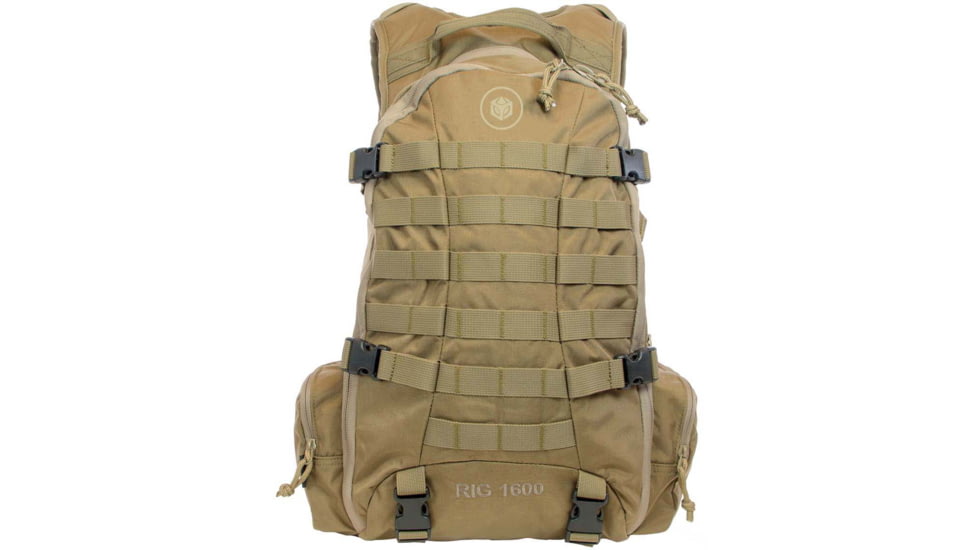 Aquamira Tactical RIG 1600 Pressurized Hydration Pack, Coyote, 85409