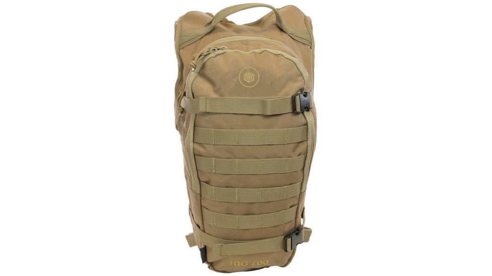 Aquamira Tactical RIG 700 Pressurized Hydration Pack, Coyote, 85411