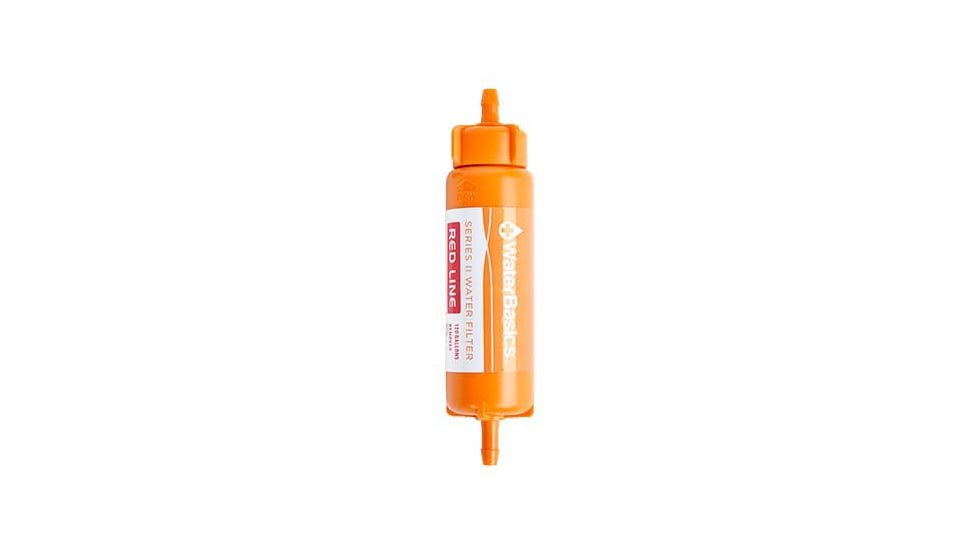 Aquamira WaterBasics Series II Emergency Filter - RED Line, Orange, 67259