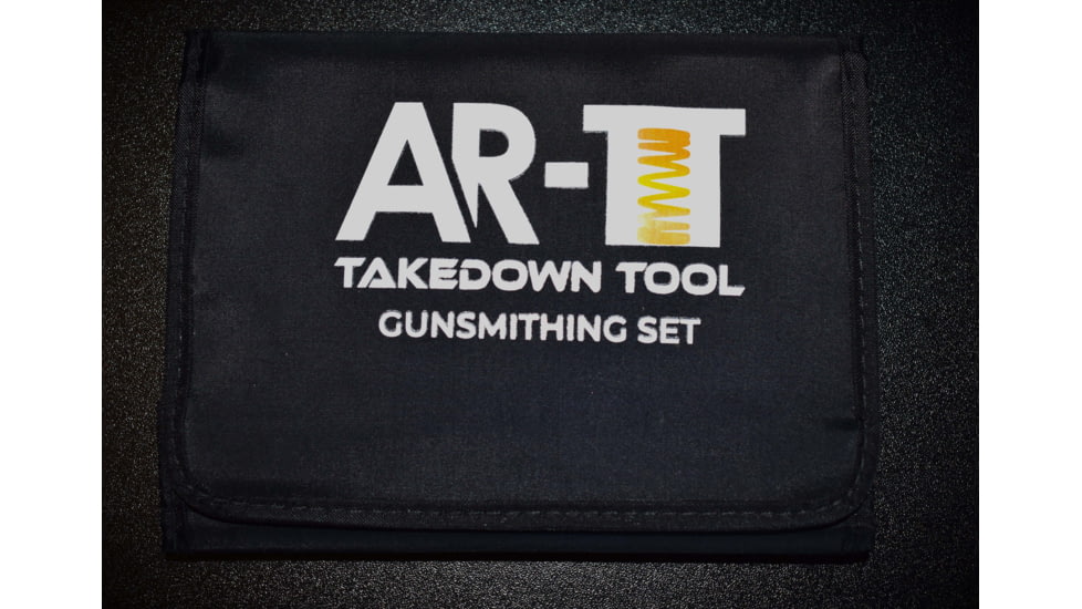 AR TakeDown Tool Full Punch Set with the AR-TT, 6.3in, Brass, Black, AR-TTBK1