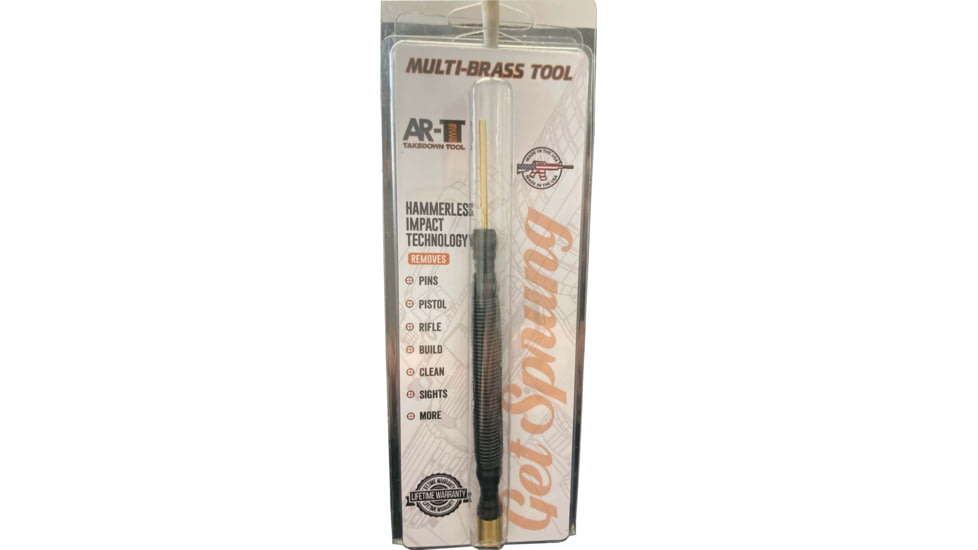 AR TakeDown Tool Multi Brass Punch with Hammer for Glock, 6.3in, Black, AR-TTGSBP1