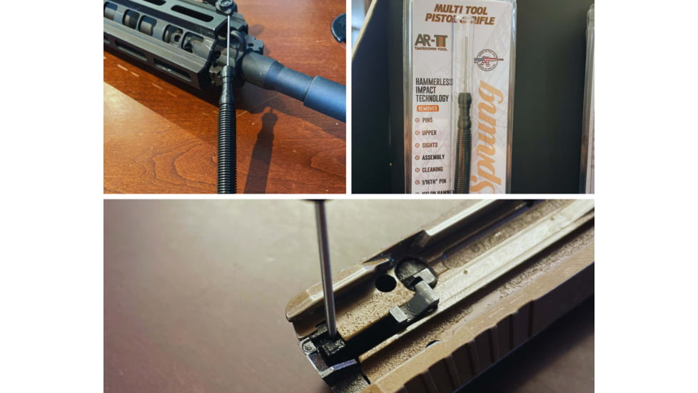 AR TakeDown Tool Pistol Multi Punch for Firearm/ Pistol Platform, 6.3in, Black, AR-TTGSSP1