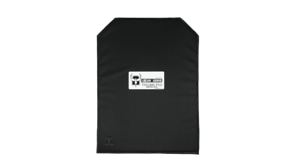 AR500 Armor 11x15 Gen 2 Backpack Trauma Pad, Black TPAD11X15