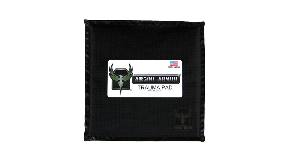 AR500 Armor 6x6 Gen 2 Side Trauma Pad, Black TPAD6X6