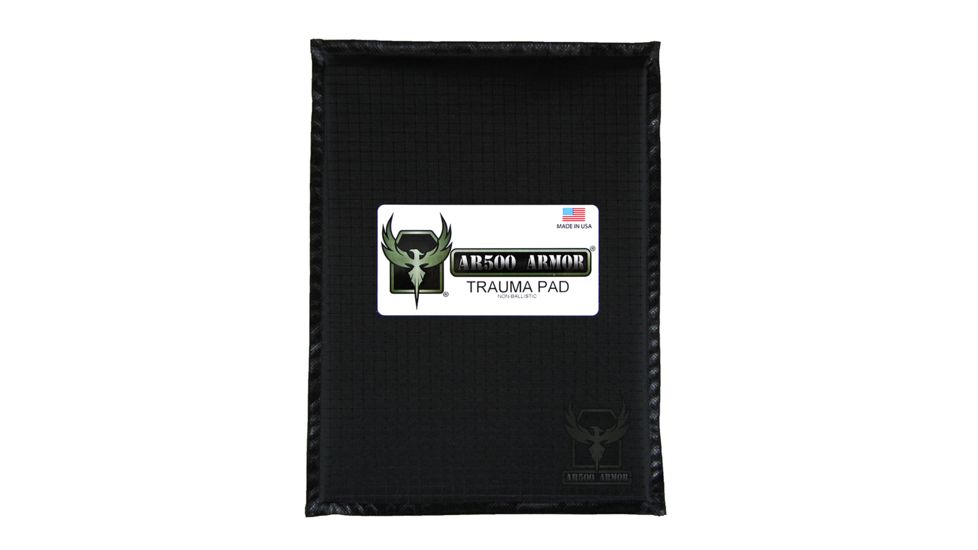 AR500 Armor 6x8 Gen 2 Side Trauma Pad, Black TPAD6X8
