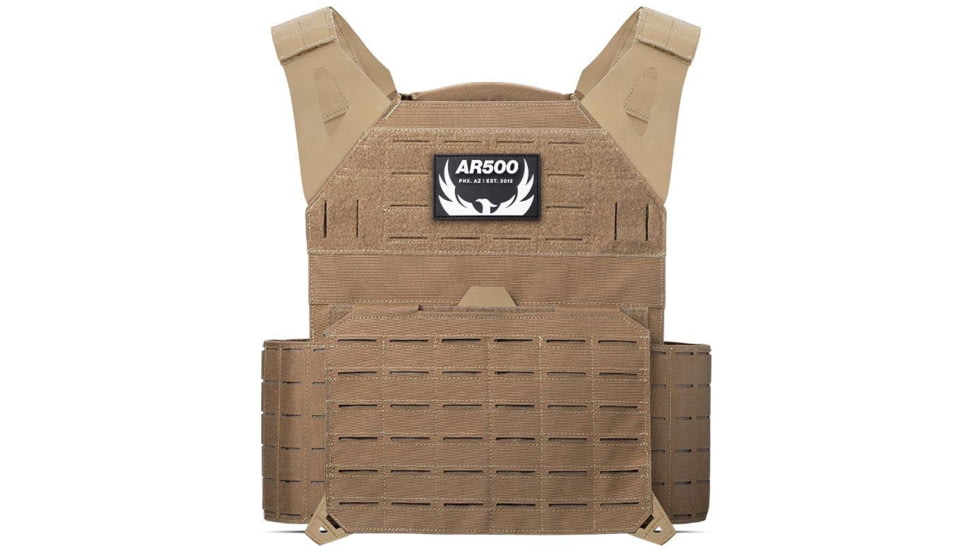 AR500 Armor Invictus Plate Carrier, Medium - 2XL, Coyote,  9912