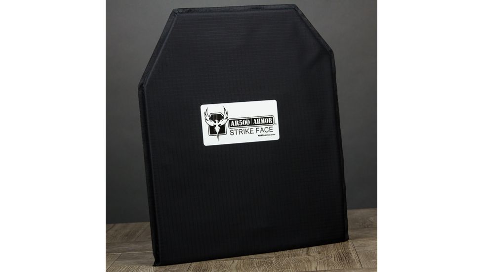 AR500 Armor Level II Rimelig 10x12 Advanced Shooters Cut Soft Body Armor Plate, Black 210X12R