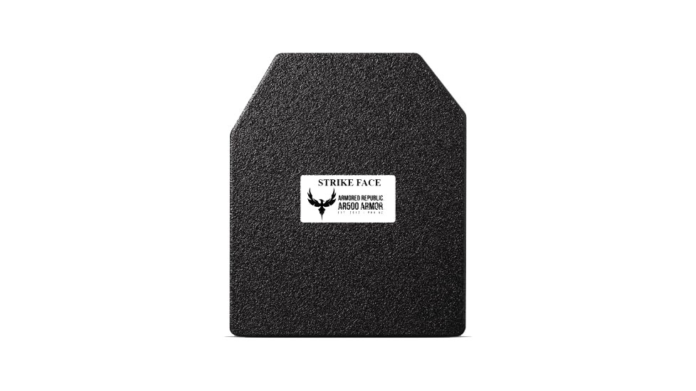 AR500 Armor Level III 10x12 ASC Multi-Curve Body Armor Plate, Gray, 9245