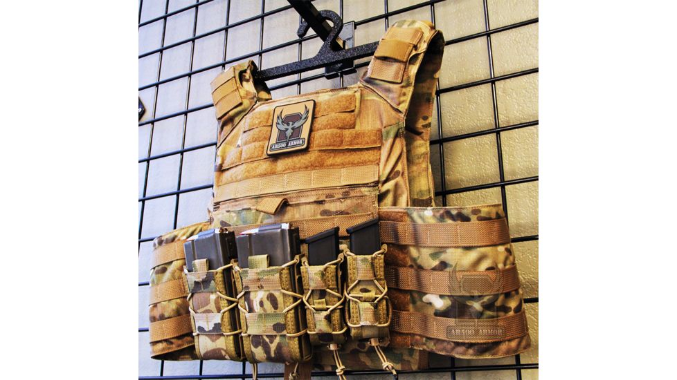 AR500 Armor Level III Body Armor/Plate Carrier Hanger, Black HANGERS