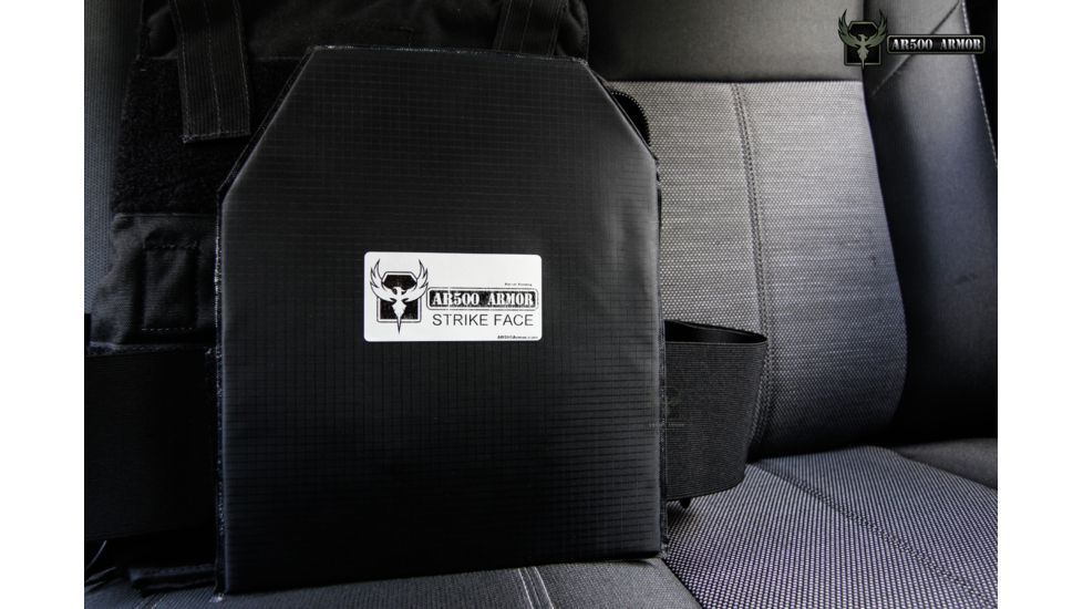 AR500 Armor Level IIIA 10x12 Rimelig ASC Soft Body Armor Plate, Black 3A10X12R