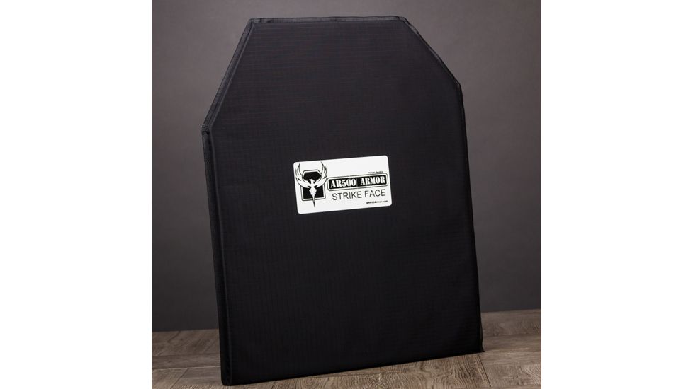 AR500 Armor Level IIIA 11x14 Hybrid ASC Soft Body Armor Plate, Black 3A11X14H