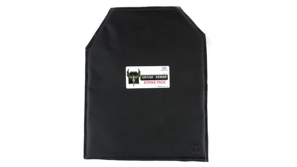 AR500 Armor Level IIIA 11x14 Hybrid ASC Soft Body Armor Plate, Black 3A11X14H