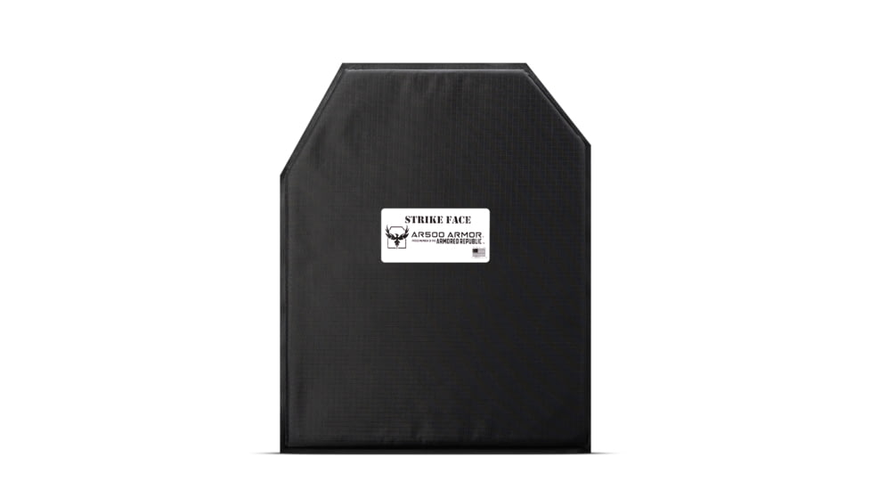 USED AR500 Armor Level IIIA 11x14 Hybrid ASC Soft Body Armor Plate, Black, 9304, EDEMO1