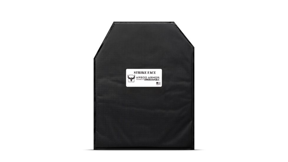 AR500 Armor Level IIIA 11x14 Rimelig ASC Soft Body Armor Plate, Black, 9302