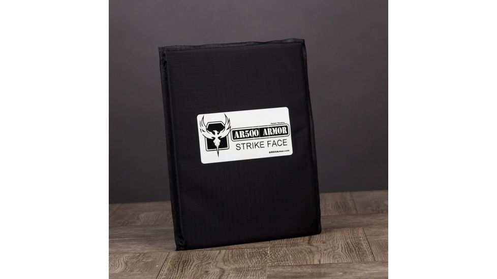 AR500 Armor Level IIIA 6x8 Hybrid Soft Side Armor Plate, Black 3A6X8H