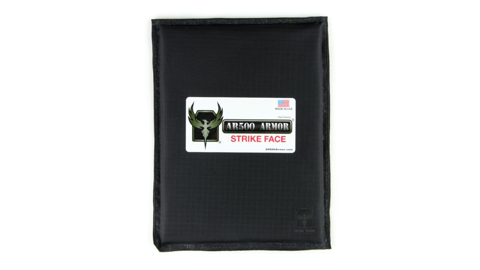 AR500 Armor Level IIIA 6x8 Hybrid Soft Side Armor Plate, Black 3A6X8H
