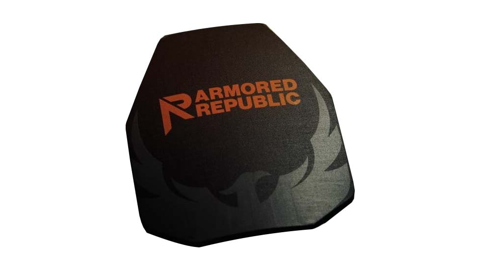 AR500 Armor C2 Multi-Hit Ceramic Body Armor Plate, Black, 11477