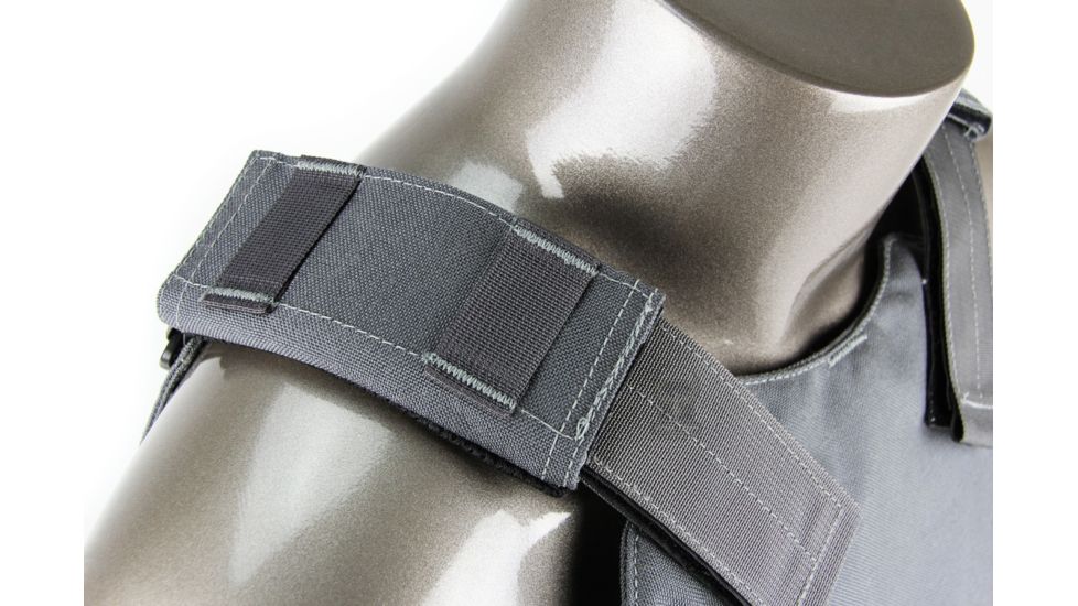 AR500 Armor Plate Carrier Shoulder Pads, 2-Pack, Wolf Gray SHLDRPADGRY