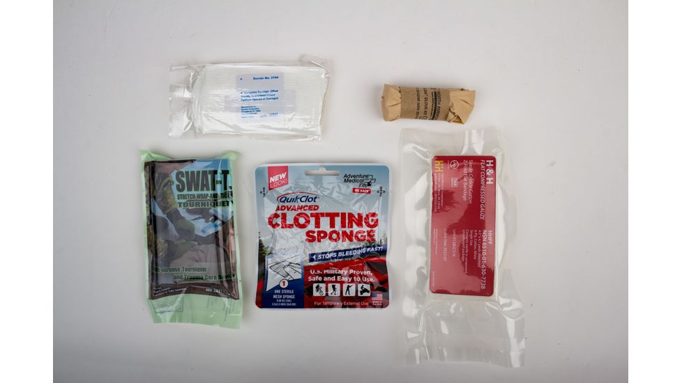 AR500 Armor Pocket EPIK - Emergency Personal Injury Kit, Black/Clear POCKET