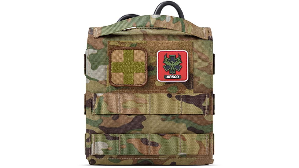 AR500 Armor Quick Detachment and Deployable IFAK Pouch, Multi-Cam, 9678