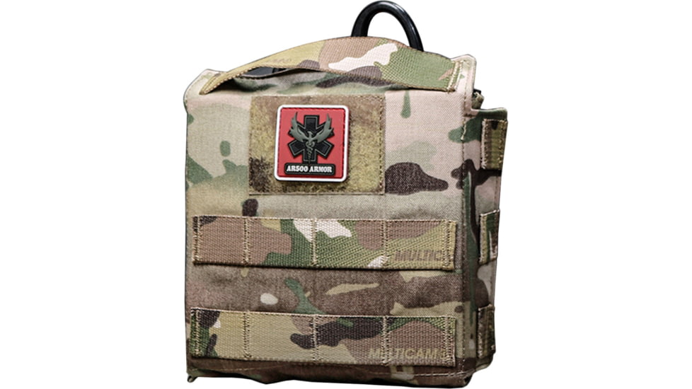 AR500 Armor Quick Detachment and Deployable IFAK Pouch w/ Medical kit, Multicam, 9673