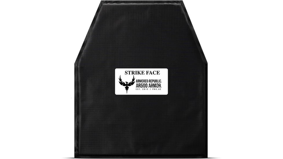 AR500 Armor S2 Panel Armor Plates, Threat Level IIIA, 10 x 12, Black, 11321