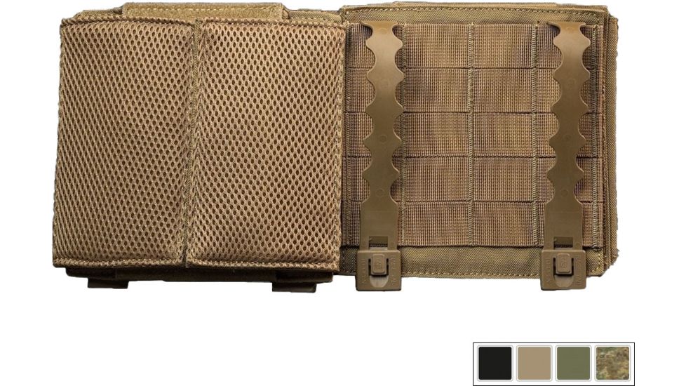 AR500 Armor Side Plate Pouch, Single, Black, 9700