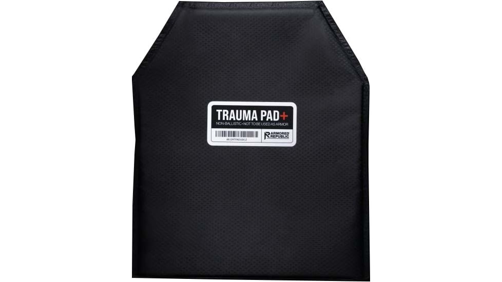 AR500 Armor Trauma Pad Plus, Black, 11776