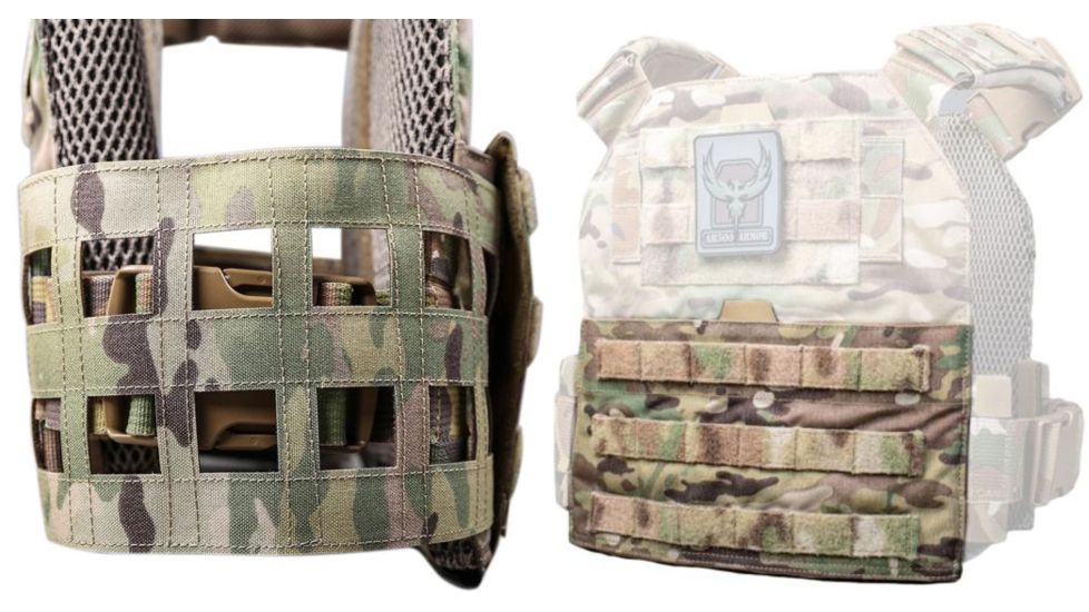 AR500 Armor Veritas Cummerbund Kit with Laser Cummerbund and Cummerbund Flap, Multicam