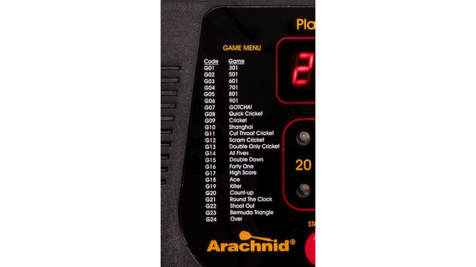 Arachnid 15.5in Cricket Pro 650 Electronic Dartboard E650ARA-2
