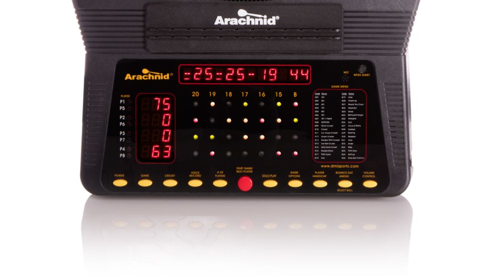 Arachnid 15.5in Cricket Pro 750 Electronic Dartboard, E750ARA
