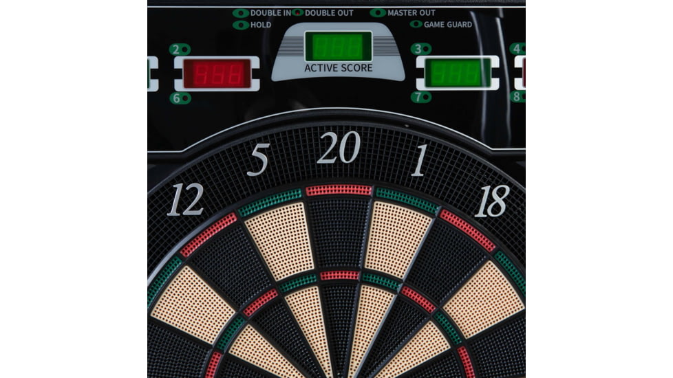 Arachnid Cricketmaxx 4.0 Electronic Dartboard Cabinet Set, Black, CMX4000