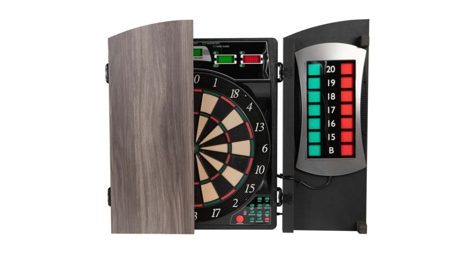 Arachnid Cricketmaxx 4.0 Electronic Dartboard Cabinet Set, Black, CMX4000