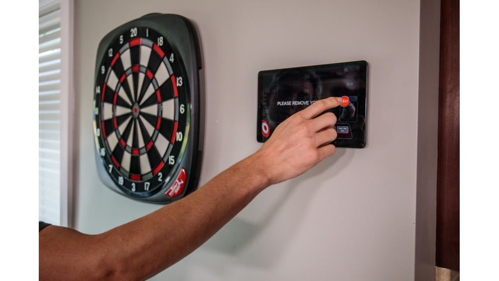 Arachnid SDB4000 Soft Tip Smart Dartboard w/ app, Black/Red, SDBC4000ARA