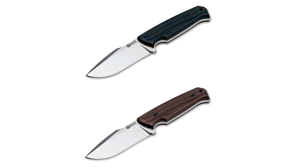 ARBOLITO Bison Fixed Blade Knife, Black, Brown