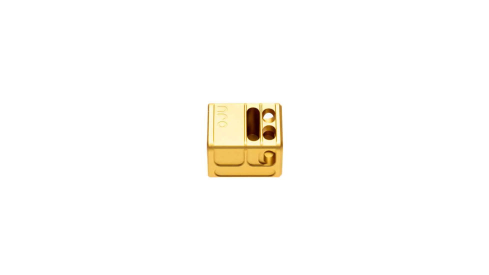 Arc Division Sparc V1 Pistol Compensator , 9mm, 13.5x1 LH, Anodized, Gold, 32047
