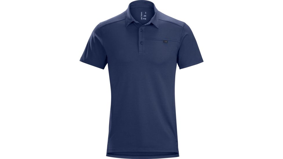 Arc'teryx Captive Short Sleeve Men's Polo Nighthawk Small 325379