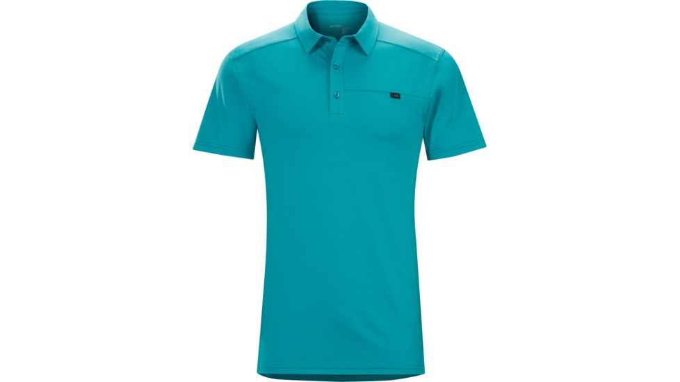 Arc'teryx Captive Short Sleeve Polo - Men's-Blue Tetra-Small