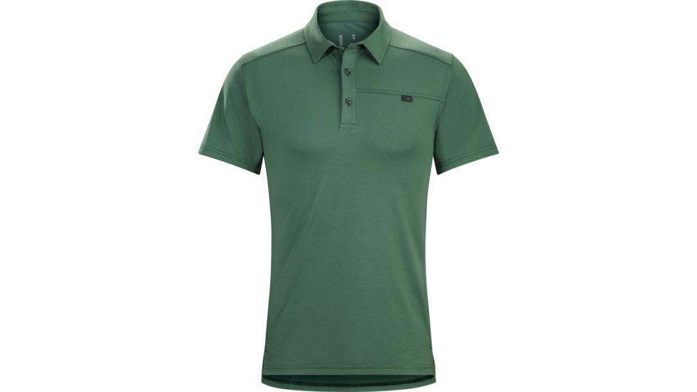 Arc'teryx Captive Short Sleeve Polo - Men's-Cypress-Small