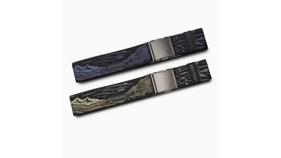 Arcade Belts Out of Range Belt Kit, Standard/Standard, 1.5in Width, Ivy Green/Navy, 30-40 inch, out-of-range-belt-kit