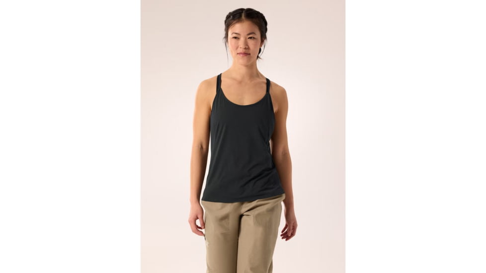 Arcteryx Arcteryx Womens Silene Tank, X000007688-Black Heather-XL