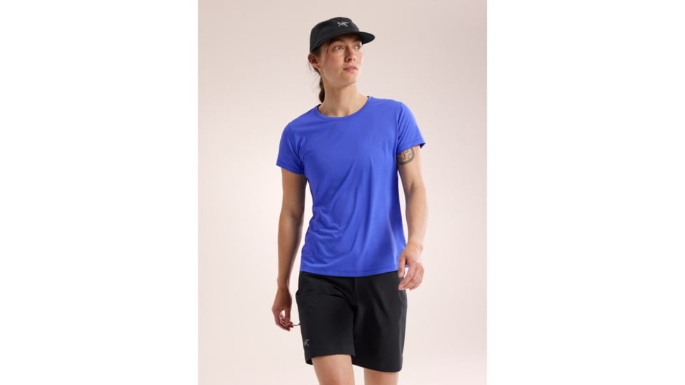 Arcteryx Arcteryx Womens Taema Short Sleeve Crew, X000007309-Electra Heather-M