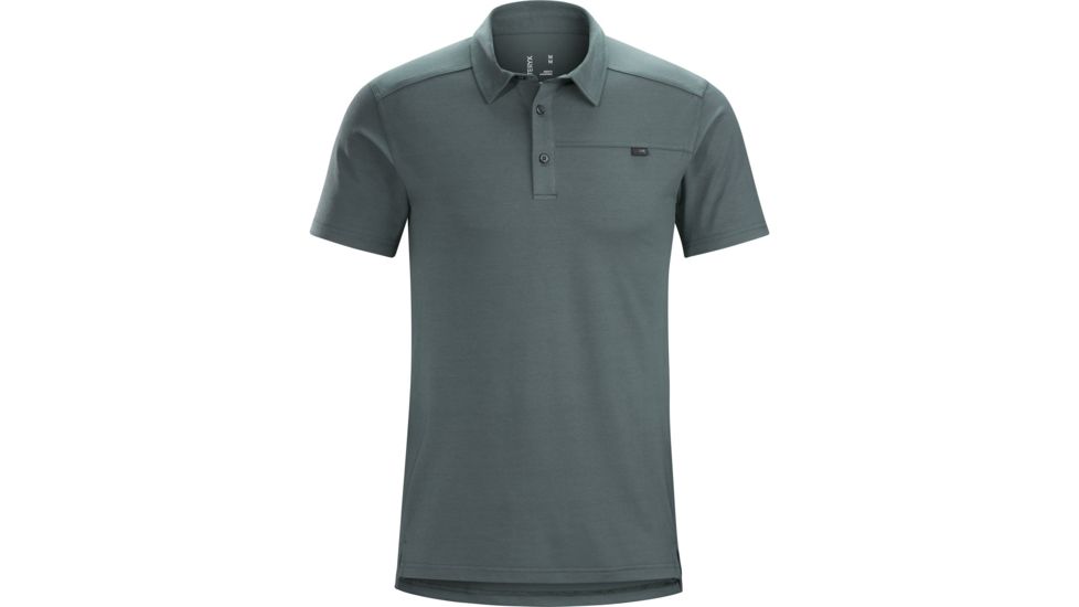Arc'teryx Captive Polo with Short Sleeve - Men's, Neptune, Large, 372275
