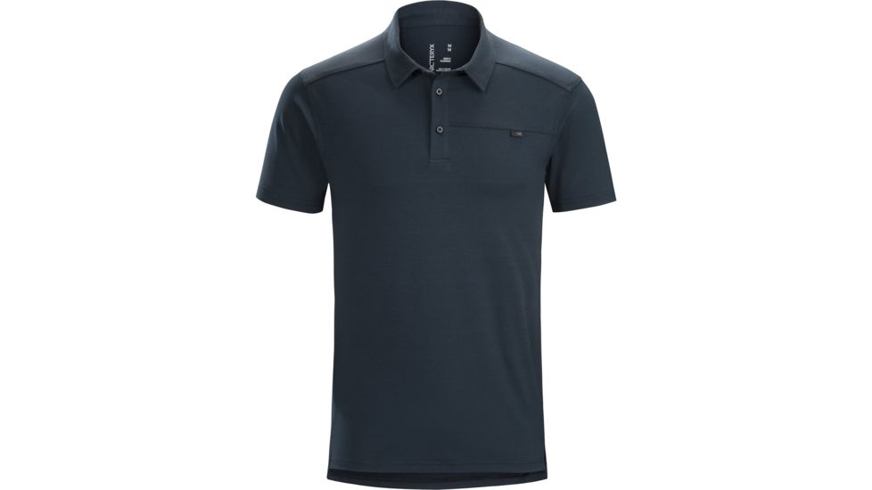 Arc'teryx Captive Polo with Short Sleeve - Men's, Tui, Large, 372300