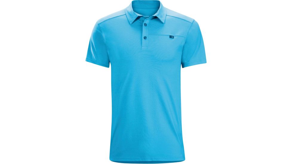 Captive Short Sleeve Polo - Mens-Triton Blue-Small